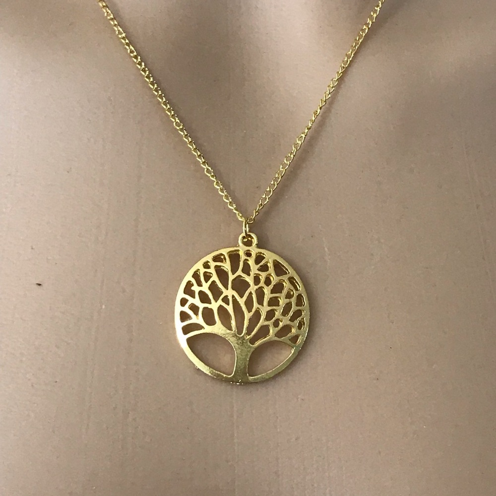 Tree of life necklace earrings bracelet set - Picture 4 of 7